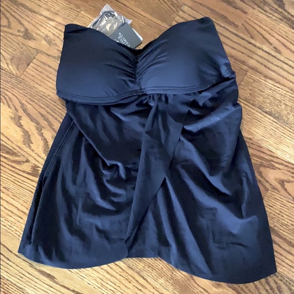 Vince Camuto Draped Bandini Top - Picture 1 of 4